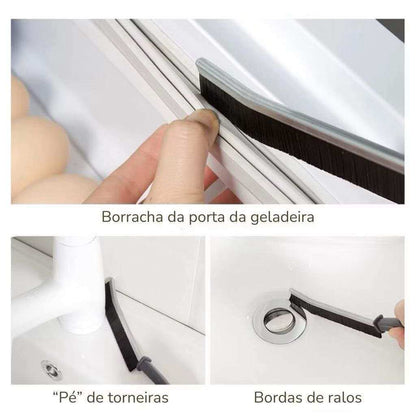 KIT6 Jogo Espanador Pó Extensível  Eletrostático Lavável Limpeza